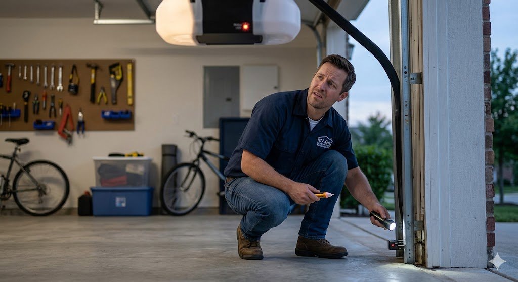 Garage Door Won't Close Burlington MA- Magic Garage Door Repair